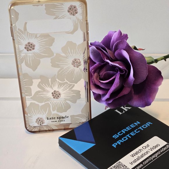 SAMSUNG S10+ KATE SPADE CELL PHONE CASE & 1 SCREEN PROTECTOR - Picture 4 of 4